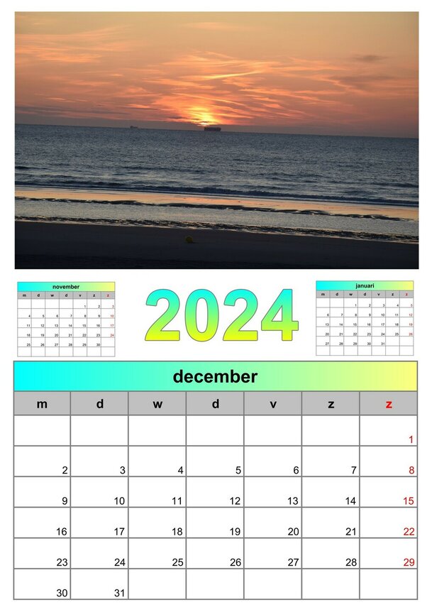 wandkalender 2024 ophangbaar