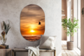 Wall oval wall decoration