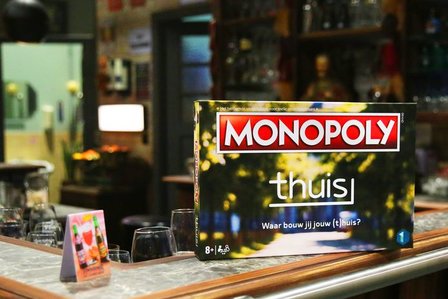 Monopoly Thuis - Gioco per famiglie - Gioco da tavolo - Et&agrave; minima 8 anni