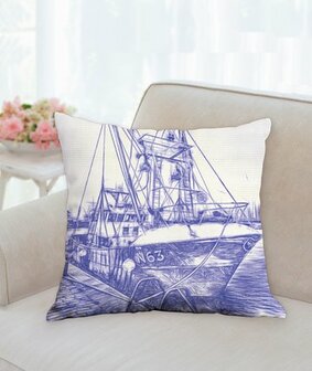 Cushion sea life with drawing cutter N-63