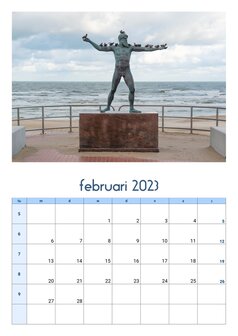 Dutch photo calendar 2023 De Haan aan zee