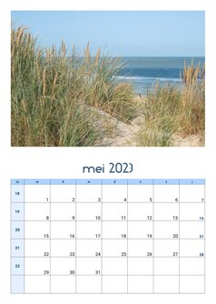 Calendario fotogr&aacute;fico holand&eacute;s 2023 De Haan aan zee