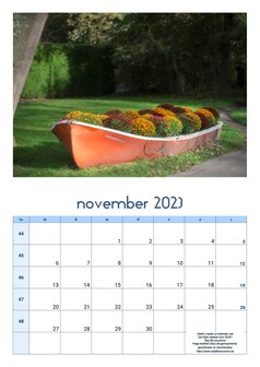 Calendario fotogr&aacute;fico holand&eacute;s 2023 De Haan aan zee