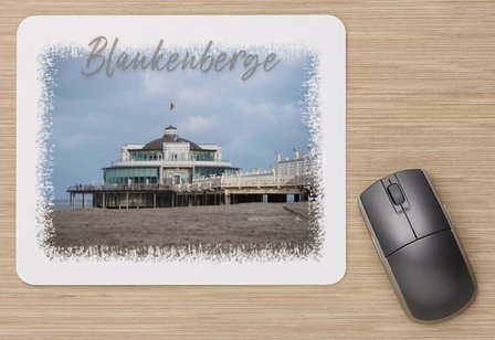 Blankenberge mouse pad with photo of De Pier