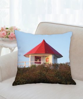 Wenduine - decorative pillow with a photo of Spioenkop