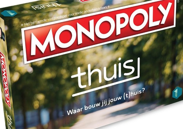 Monopoly Thuis - Family game - Board game - Minimum age 8 years