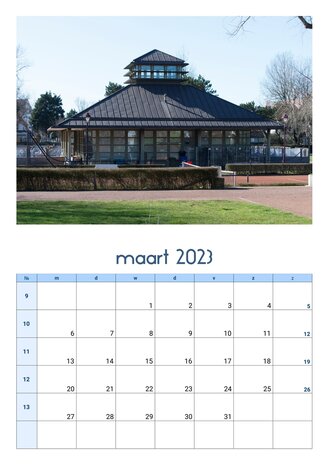 Calendrier photo néerlandais 2023 Le Coq sur Mer (De Haan aan zee)