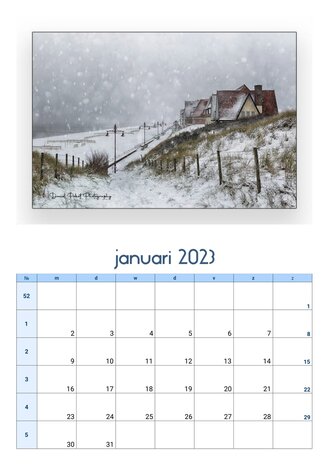 Niederländischer Fotokalender 2023 De Haan aan zee