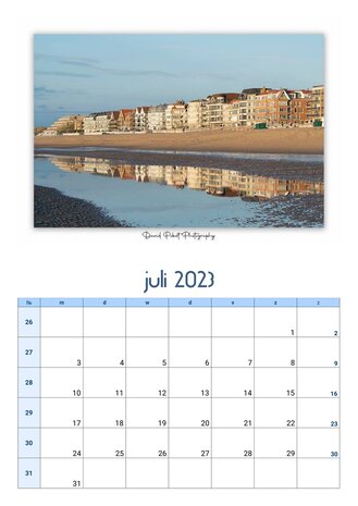 Calendario fotografico olandese 2023 De Haan aan zee