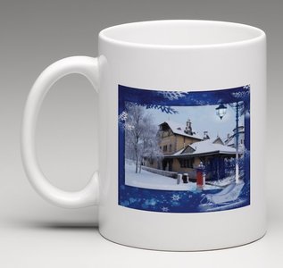 Christmas mug The classified tram station