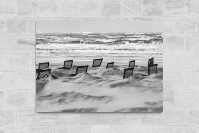 Foto op plexiglas - Storm op zee fotoprint - Wanddecoratie