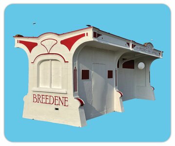 Bredene - Foto di alta qualità su tappetino per mouse in gomma - 23 x 19 cm