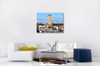 Canvas - Painting - Terschelling - the watchful eye - Brandaris - Photo on canvas  - Living room paintings - Wall decoration