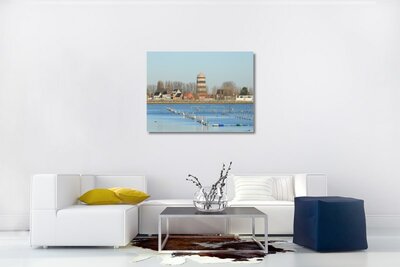 Bredene - foto op canvas - Souvenirs from the sea - https://www.souvenirsfromthesea.be