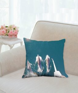 Decorative cushions - Cushions Living room - Cushions Bedroom - Dolphin - Sea - Souvenirs from the sea