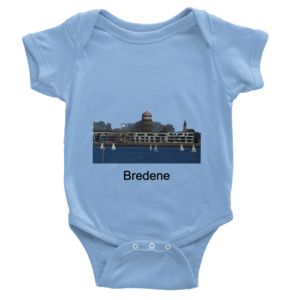 romper with print - blue - 0 to 18 months - baby shower - pregnant - gift - maternity gift - funny - gift - baby - Souvenirs from the sea