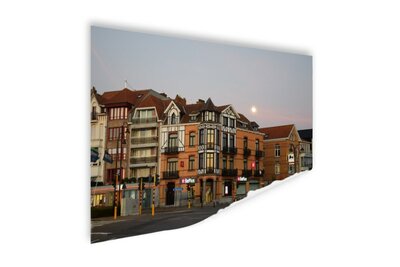 De Haan aan zee - poster - Photo print on Poster - décoration murale salon / chambre - De Haan centre - Souvenirs from the sea
