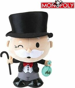 Monopole - M. Peluche Monopoly - Peluche - 20 cm - monsieur monopoly à petit prix
