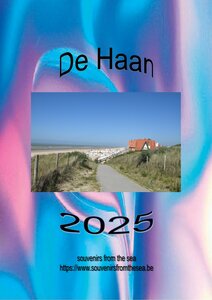 De Haan - calendario annuale 2025 - calendario fotografico 2025 - souvenir De Haan - riccamente illustrato