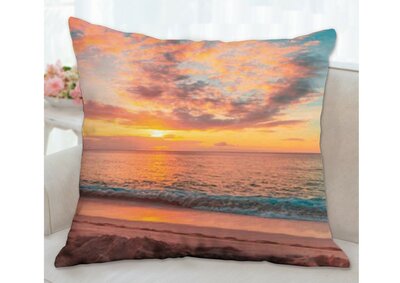 Outdoor cushions - Sunset - Beach - Sea - Summer - Weatherproof - Souvenirs from the sea