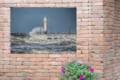 Tuinposter Storm op zee fotoprint - Nieuwpoort- Jojo Navarro -  Wanddecoratie Buiten
