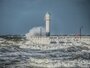 Quadro su tela - Nieuwpoort - Stampa fotografica tempesta in mare - Wall Art_