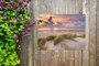 Affiche de jardin - Coucher de soleil - Dune - Plage - Plantes - Mer - Paysage - Illuminez votre jardin !_