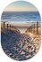 The latest trend! Wall oval - Beach - Sea - Netherlands - Dunes - Sun_
